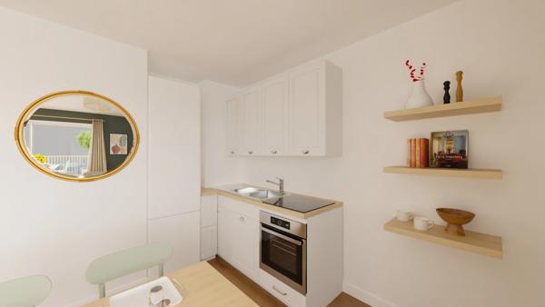 Appartement à vendre 3 pièces avec terrasse vue Lac et Montagnes sur SAVINES LE LAC (05) , Dans une résidence en construction style villa plein Sud ,livrable été 2026