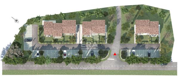 Appartement neuf T3 en rez-de-jardin à vendre à Oletta