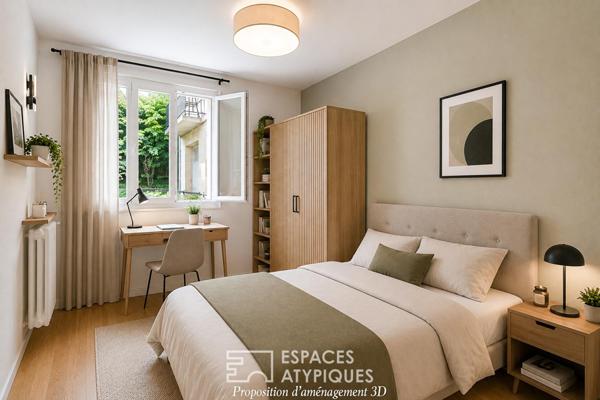 Appartement au sein d’un parc arboré à deux pas du centre-ville et de la gare Sèvres Rive-Gauche