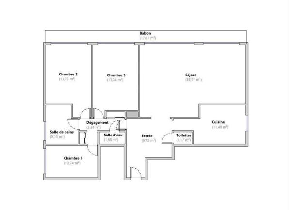 Appartement à vendre 