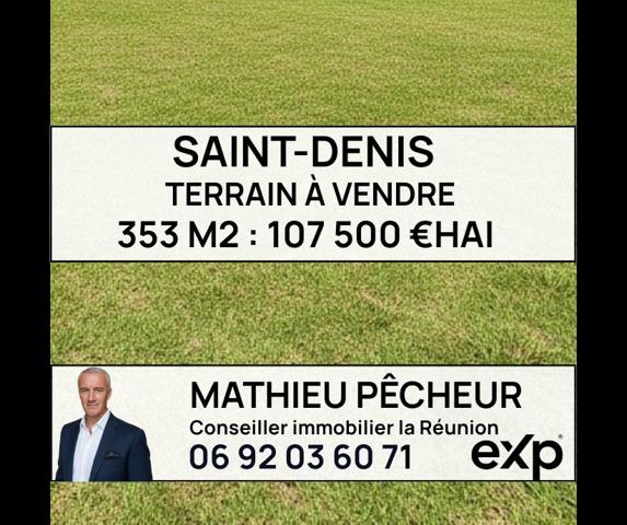 Saint-Denis / Le Brûlé / Terrain constructible 353 m2