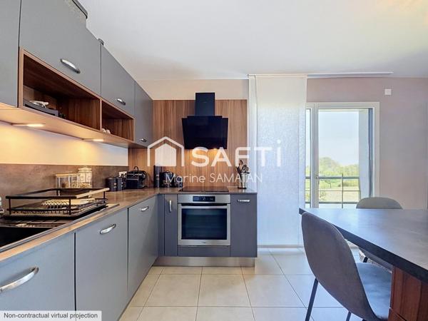 Grand T5 de 118m2 - double garage - terrasse