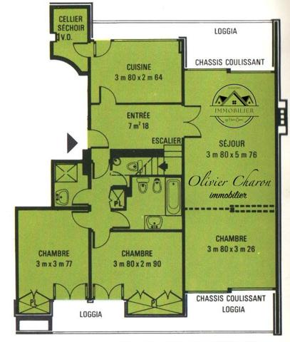 Fourqueux (78112) Triplex 9 pièces 183m2 habitables pour 215m2 sol - deux box - terrasses - balcons
