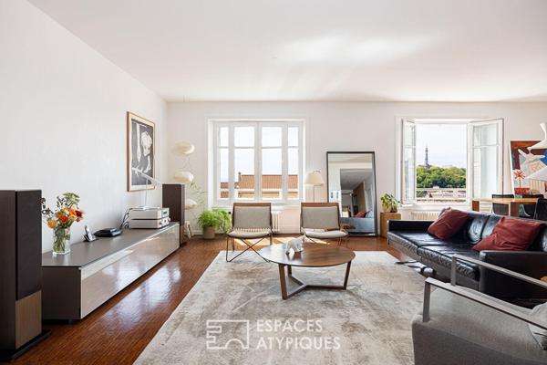 Appartement coeur Croix-Rousse avec vue sur Lyon et Fourvière