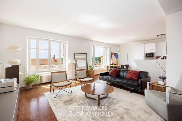 Appartement coeur Croix-Rousse avec vue sur Lyon et Fourvière