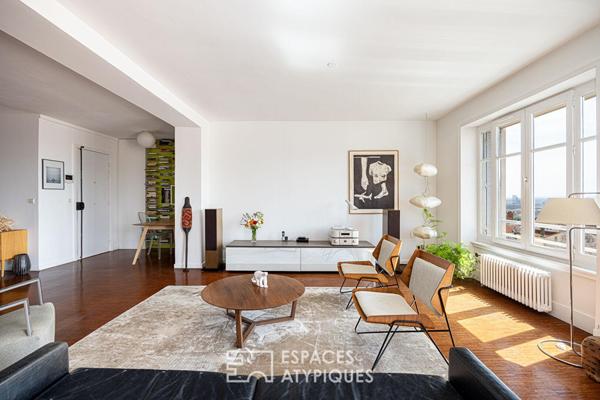 Appartement coeur Croix-Rousse avec vue sur Lyon et Fourvière