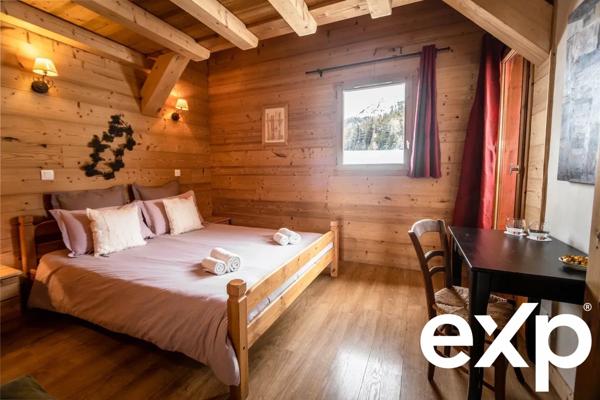 Chalet 156m² utiles – Refuge montagnard pour 9 personnes : élégance, confort & bien-être à Plagne 1800