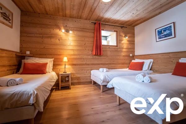 Chalet 156m² utiles – Refuge montagnard pour 9 personnes : élégance, confort & bien-être à Plagne 1800