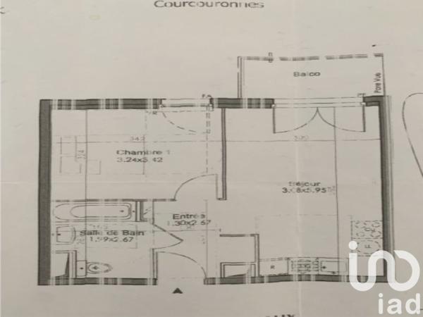 Appartement à vendre 2 pièces 37 m² Évry