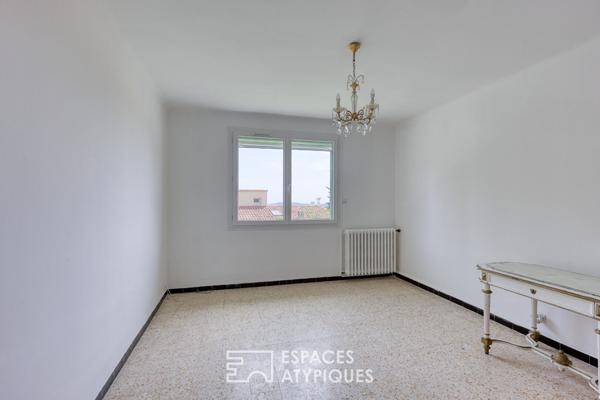 Villa d’architecte années 60 avec jardin méditerranéen