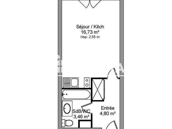 Location Studio 25 m² - 1 RUE JEAN JAURES Fontenay Aux Roses 92260