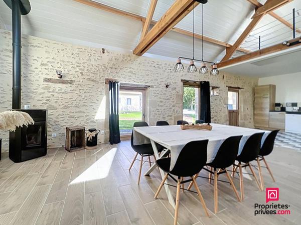 Secteur Mamers, corps de ferme rénové 7 pièces - 185 m2