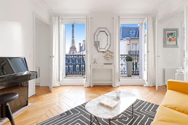 Appartement avec vue imprenable sur la Tour Eiffel
