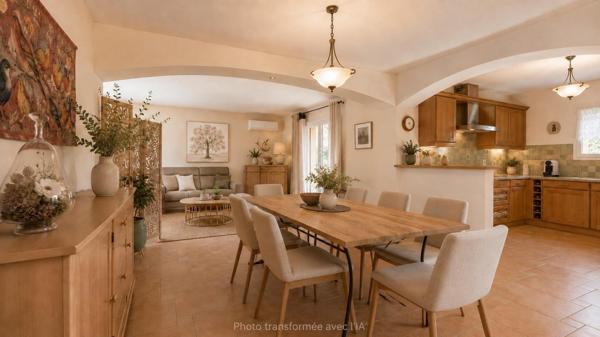Villa provençale avec piscine sur 1 560 m² arborés