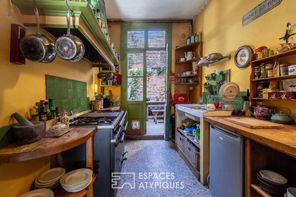 Maison de ville avec terrasses à Clémenceau