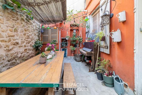 Maison de ville avec terrasses à Clémenceau