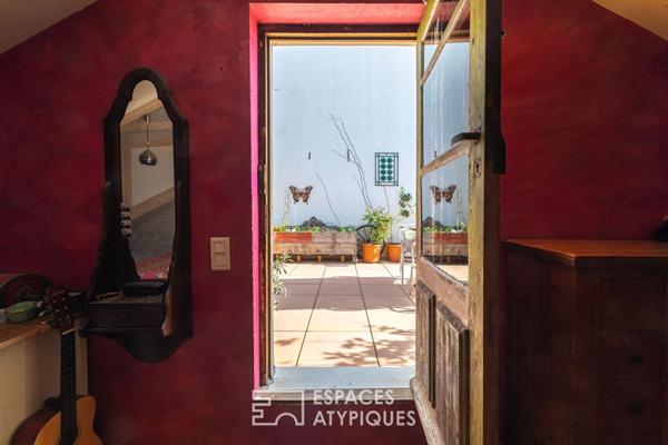 Maison de ville avec terrasses à Clémenceau