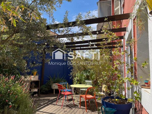 Maison de ville prestige, 3 niveaux, suite parentale, terrasse 35m2