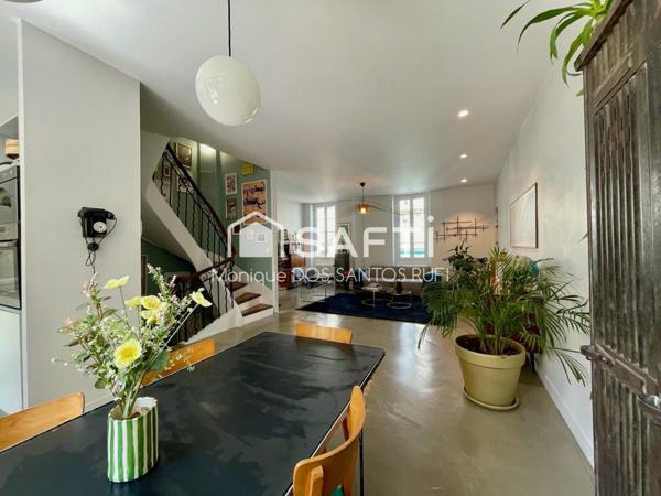 Maison de ville prestige, 3 niveaux, suite parentale, terrasse 35m2