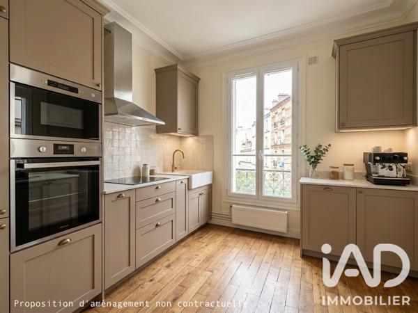 Appartement à vendre 3 pièces 66,2 m² Asnières-sur-Seine