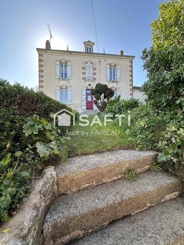 Maison de charme, 142 m2, 4 chambres, jardin.