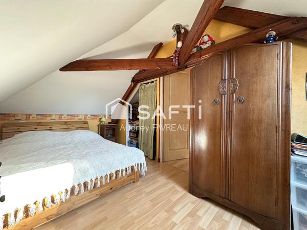 Maison de charme, 142 m2, 4 chambres, jardin.