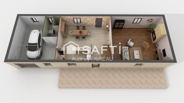 Maison de charme, 142 m2, 4 chambres, jardin.