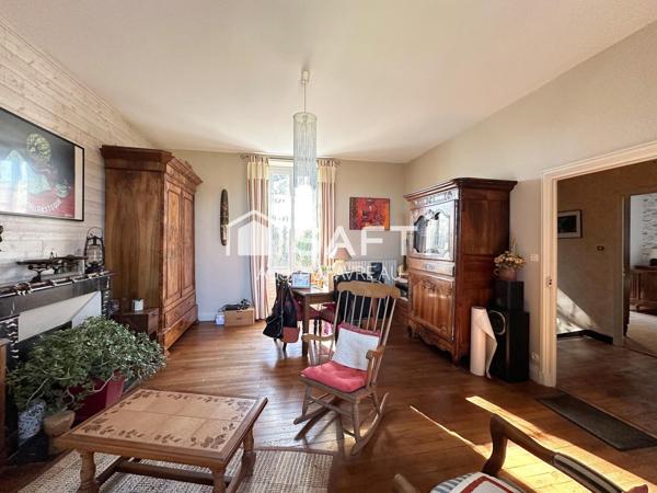 Maison de charme, 142 m2, 4 chambres, jardin.