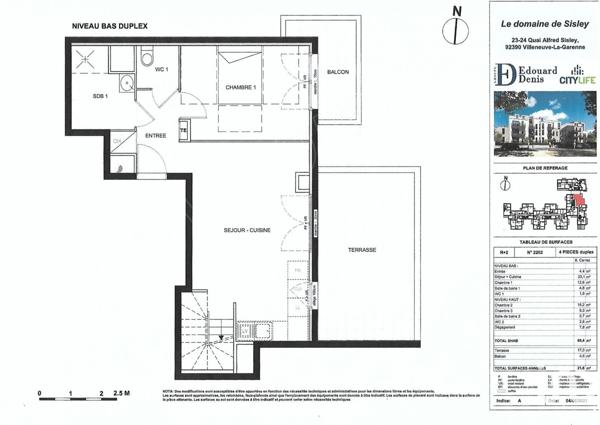 Appartement à vendre 4 pièces 86 m² Villeneuve-la-Garenne
