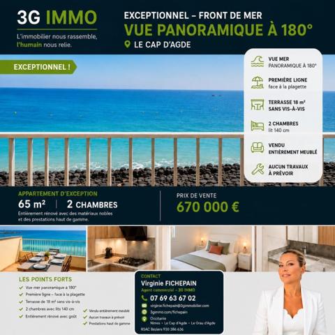 Vente / Appartement T3 à Agde (34300)