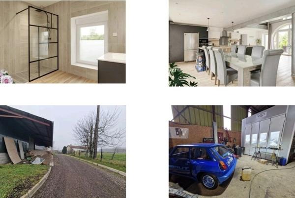 Propriete à vendre 7 pièces proche de EPINAL (88) FERME rénovée + HANGAR/GARAGE + 5000 m2 de TERRAIN