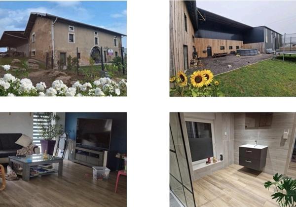 Propriete à vendre 7 pièces proche de EPINAL (88) FERME rénovée + HANGAR/GARAGE + 5000 m2 de TERRAIN