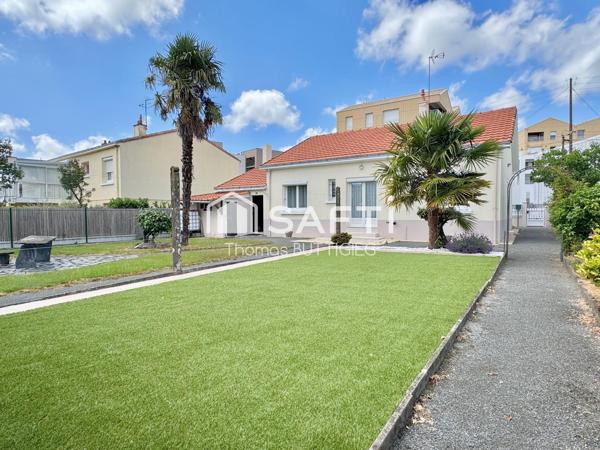 Charmante maison 2 chambres, garage et jardin.