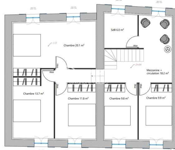 MAISON A RENOVER AVEC GRAND GARAGE ET TERRAIN DE 450 M²