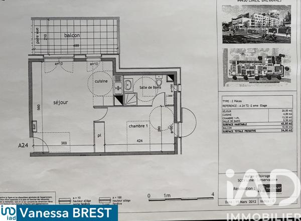 Appartement à vendre 2 pièces 43 m² Limeil-Brévannes