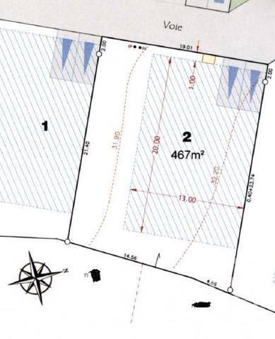 Terrain à vendre  467 m2 ST GILDAS DE RHUYS - 56