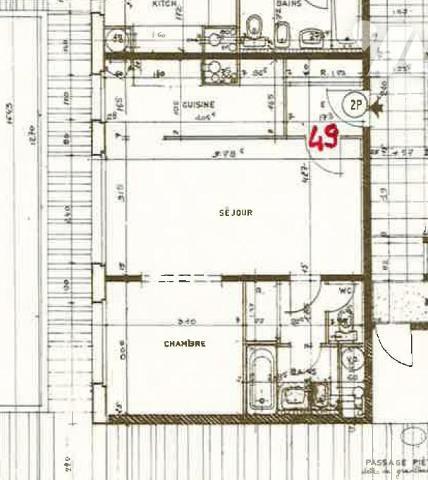 Pasteur - Appartement de 43,69 m² au calme absolu sur jardin 