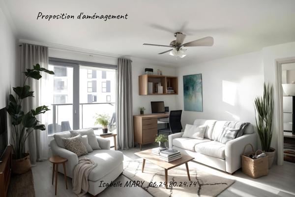 Appartement 3 pièces - 65 m² Exclusivité efficity