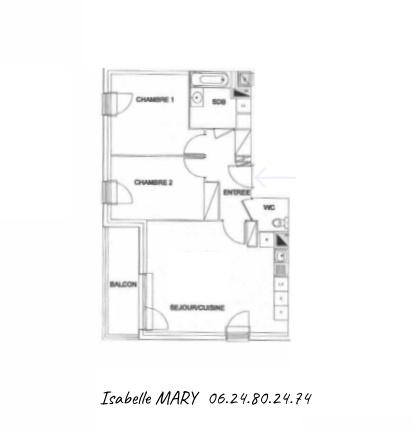 Appartement 3 pièces - 65 m² Exclusivité efficity