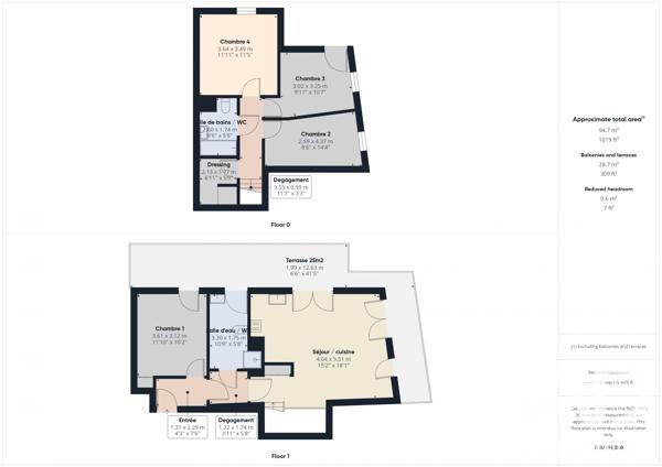 Appartement à vendre 5 pièces 93,21 m² Évry-Courcouronnes