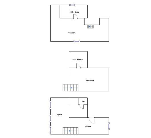 Triplex dernier étage - possibilité deux appartements