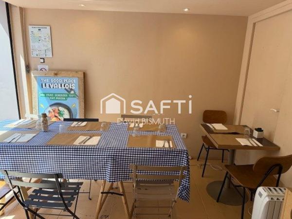 LABORATOIRE CULINAIRE TRAITEUR 150 M2 VITRINE 12 METRES EXTRACTION 400 LEVALLOIS PERRET CENTRE