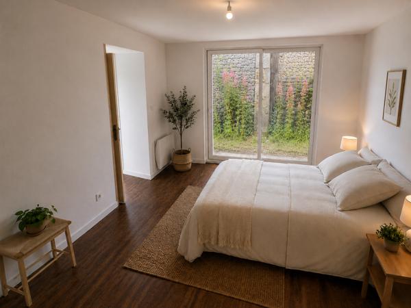Maison d'habitation en pierre apparentes habitable de suite de 77 m2 +25m2