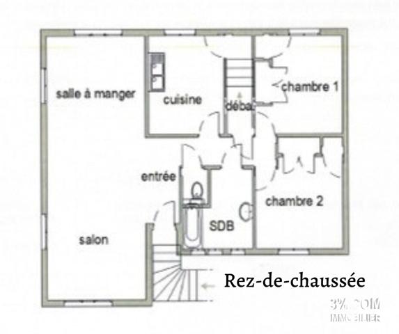 Binic, à 700m de la plage de l’avant-port, au calme, propriété de 134m2 habitable Binic-Étables-sur-Mer (22520)