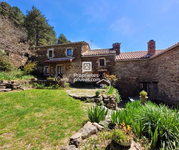 Mas  typiquement cévenol - Malbosc (limite Gard/Ardèche) 215 m² | 8 pièces | Terrain  17 497 m²| Piscine