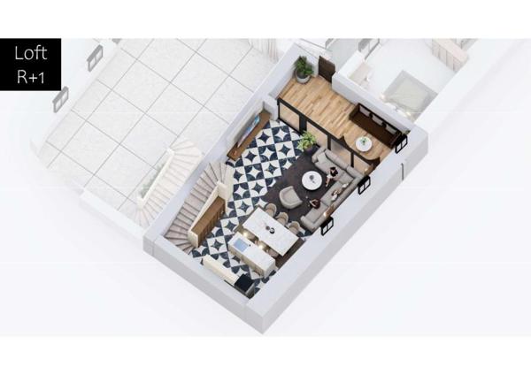 LAVAL, hyper centre, loft à rénover