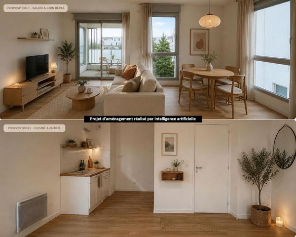 Appartement Coueron 2 pièces 46.80 m2