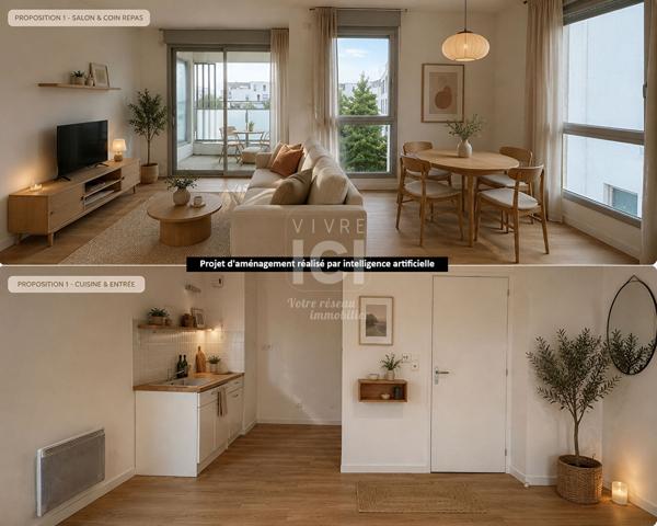Appartement Coueron 2 pièces 46.80 m2