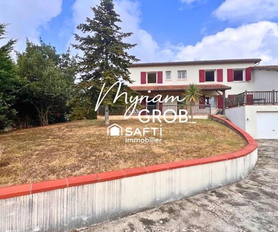 Maison de village T5 – Terrasses & vue panoramique à Boudou (82)