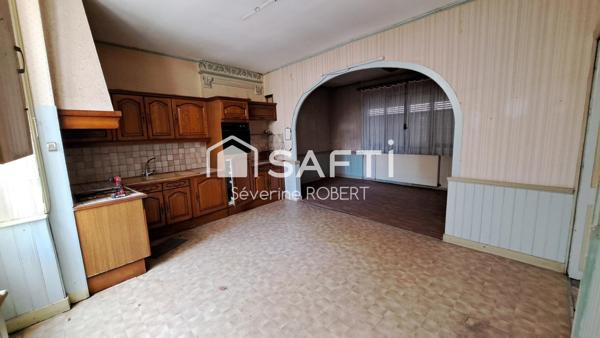 Ensemble immobilier avec beau potentiel